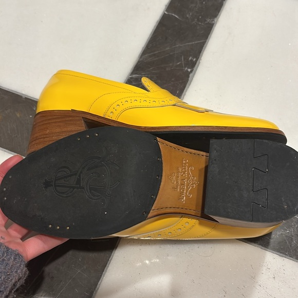 THE OFFICE OF ANGELA SCOTT
Miss Juliette Kiltie Loafer In Sunshine - Picture 5 of 8